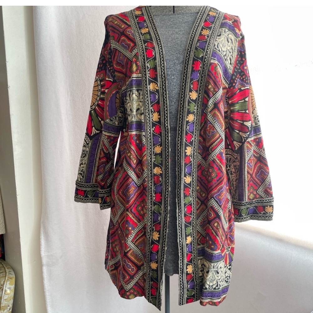 Vintage Lady Carol of New York Open Kimono Jacket
